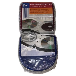 Étuis rigides CD 2 pièces pour 24 CD chacun étui pour jeux disques audio livres audio - Photo 1/5