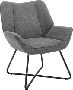 WOLTU Ohrensessel, Relaxsessel mit Metallrahmen, Sessel bis 150 kg, aus Leinen - Bild 1 von 3