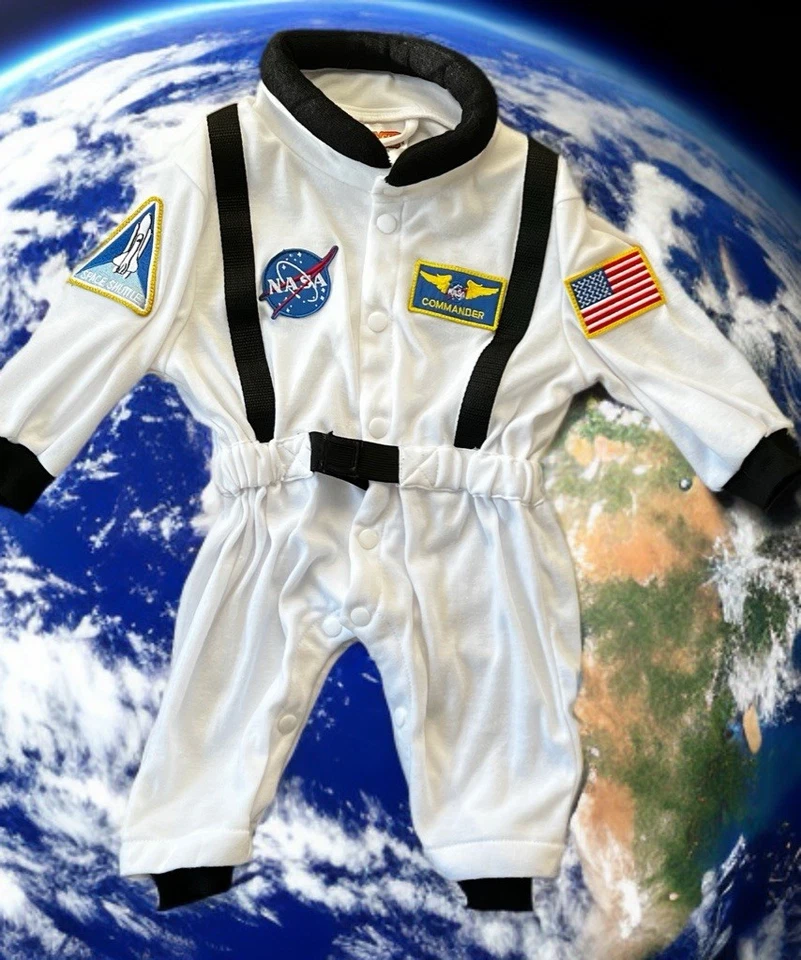Disfraz Bebé Astronauta NASA Traje Espacial Halloween Bebé 6-12 Foto 1 de 4