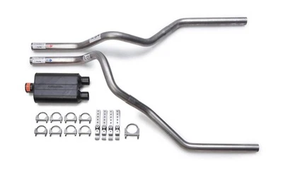 88-95 GMC Sierra Flowmaster Super 44 Muffler Mandrel Dual Truck Exhaust Kit - Image 1 of 3