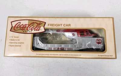 K-LINE K661-5101 Coca-Cola O Scale Flat Car With Helicopter NIB RARE!! - Image 1 of 4