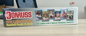 Donruss 1991 Collectors Set Baseball Puzzle & Cards New. Bonus Studio By Leaf - Picture 1 of 2