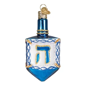 Dreidel de Navidad del Viejo Mundo sin caja - Imagen 1 de 1