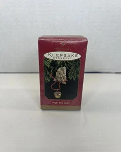 Hallmark Andenken Weihnachtsschmuck Jingle Bell Narr Eichhörnchen 1997 mit Box - Bild 1 von 5