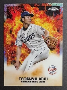 2022 TATSUYA IMAI Topps Chrome NPB Power Dynamics Refractor Card #C-16 Lions - Picture 1 of 1