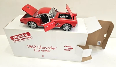 Chevrolet Corvette 1962 Danbury 1/24 como nuevo rojo fundido a presión con caja original Foto 1 de 4