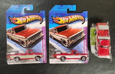 Лот из 3 HOT WHEELS 2013 SAM WALTON 1979 FORD F-150 ГРУЗОВИК WALMART FEP ВАРИАЦИЯ - Изображение 1 из 4