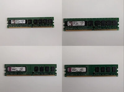 LOTTO RAM KINGSTON DDR2 USATE NON ACCOPPIATE 1 GB o 2 GB - Immagine 1 di 4