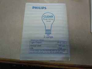 PHILIPS 275867 150A21/CL/RS/VS 120-130V (2 pack) - Picture 1 of 5