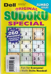 SUDOKU BOOK PUZZLE MAG DELL SPECIAL ORIGINAL WINTER 2022 260+ PUZZLES, NEW - Picture 1 of 5