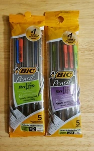 (2er Pack) BIC Druckbleistifte #2, Mine 0,7 mm, 5 Stück Neu Kostenloser Versand  - Bild 1 von 6