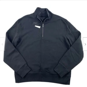 The Men's Half Zip Fleece Sweatshirt, Grey, Size S] - Picture 1 of 1