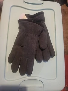 Nike Boys Grey Gloves Sz Small - Picture 1 of 1