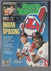 Steve Alford Cory Snyder Signed 1987 Sports Illustrated 4/6 Autographed PSA/DNA - Picture 1 of 2