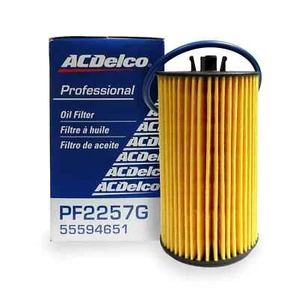 NEW GENUINE GM ACDelco Engine Oil Filter PF2257G PF2257GF Set Of 2 - Picture 1 of 1