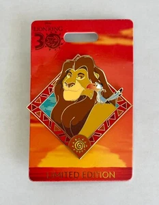 2024 - WDI - Disney - Lion King - 30th Anniversary - Mufasa and Zazu Pin LE 300 - Picture 1 of 2