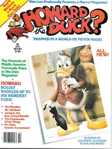 Howard the Duck #1 Marvel magazine Beverly Cleveland Bill Mantlo Gene Colan VF- - Picture 1 of 2