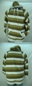 New Mens Small MATIX Zip Hoodie Jacket Tan Brown - Picture 1 of 1