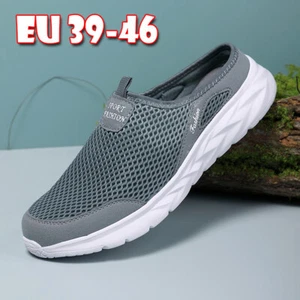 Fashion Lightweight Slip-on Shoes Summer Mesh Breathable Soft Sole Comfy Loafers - Picture 1 of 51