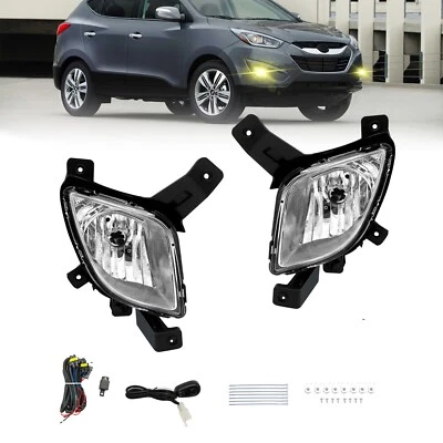 Luces antiniebla luces de parachoques delanteras para Hyundai Tucson 2010-2015 transparentes + cableado Foto 1 de 4