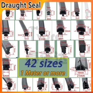 Window & Door Bubble Gasket Seal Flipper uPVC Double Glazing Rubber Draught Seal - Picture 1 of 47