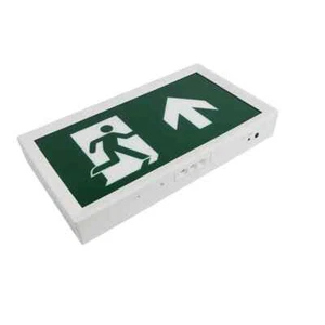 Artemis Deep Base LED Emergency Exit Sign M/NM 3Hr 30m c/w Up Legend, Red Arrow - Picture 1 of 2