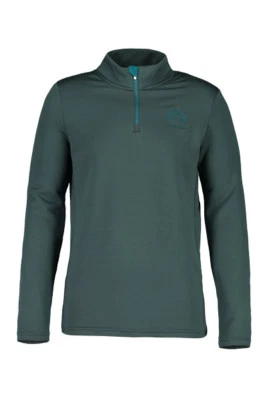 Maloja Suéter Multifunción Camiseta Verde Oscuro Transpirable Elástica - Imagen 1 de 2