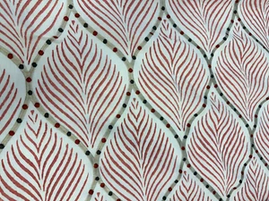 Osborne & Little NFC4335-01 / Color Bonneles Coral - 1.25 yds - Picture 1 of 1