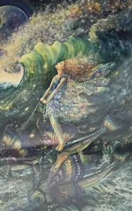 SURFER'S DREAM Fantasy UK Artist JOSEPHINE WALL 750 piece Jigsaw Puzzle RARE New - Picture 1 of 5