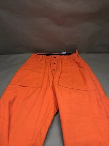 Used Orange Zip Legs Hunting Pants (Large) - Picture 1 of 8