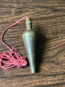 Vintage Plumb Bob Brass #18 SSC - APEX NC with No Tip - Picture 1 of 10