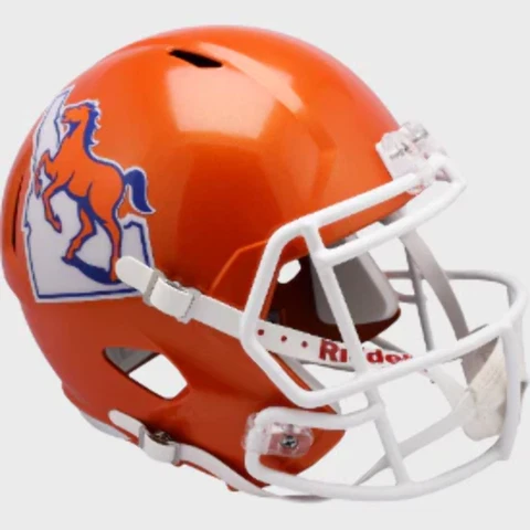 Boise State Broncos NCAA Mini Speed Football Helmet Orange NCAA Cover