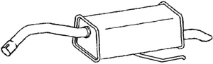 CAJA CON TUBO DE ESCAPE PARA RENAULT CLIO GRN904 CALIDAD OEM - Imagen 1 de 1