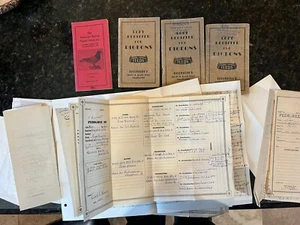 Lote de papeles pedigrí paloma de colección años 50 Philadelphia Area único en su clase único - Imagen 1 de 11