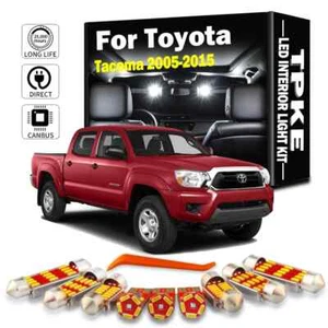 10Pcs LED Bulb Interior Dome Reading Map Light Kit For Toyota Tacoma 2005-2015 - Picture 1 of 9