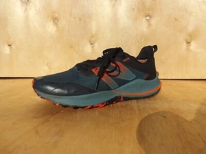 Size 11 - New Balance Nitrel V4 Running Sneakers- Deep Blue Green/ Orange - Picture 1 of 10