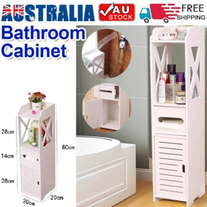 Standing Rack Organizer Cabinet Holder Bathroom Storage Shelf 80cm - Picture 1 of 11