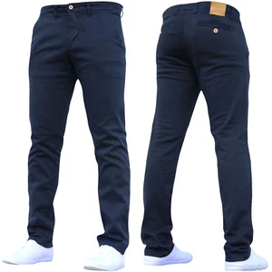 CROSSHATCH Hombres Diseñador Chinos Elastizados Trabajo Vacaciones Pantalones Informales Jeans Pantalones - Imagen 1 de 20
