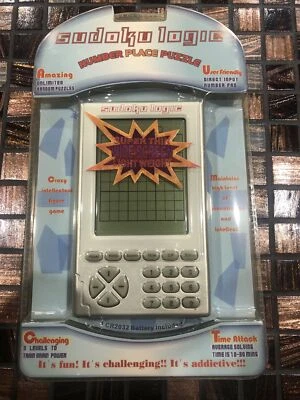 Sudoku Logic Number Logic Puzzle Handheld Number Placing Game NEW SEALED!  - Image 1 of 4