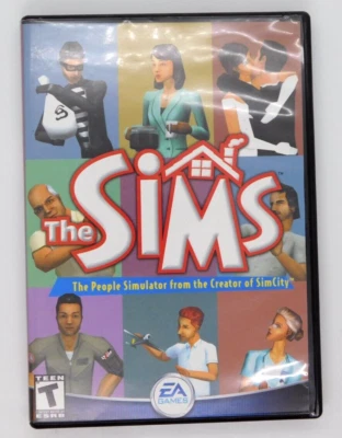 CD Rom The Sims EA Games Rated T ESRB 2000 Gateway PC Software Game - Image 1 of 2