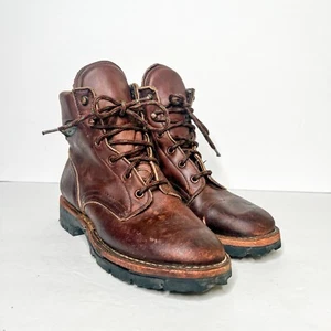 Vintage White’s Stiefel Centennial Hiker Logger braun dicke Vibram Sohle Schnürung Größe 5 - Bild 1 von 13
