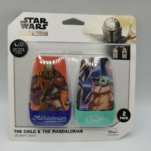 Star Wars The Child & The Mandalorian LED Night Lights 2 pack NEW Sealed - Picture 1 of 12