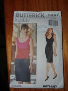 Butterick Sewing pattern No 5357 Dress Size 6,8,10,12 Used - Foto 1 di 2