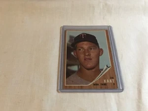 Béisbol Jim Kaat 1962 Topps #21 excelente estado - Imagen 1 de 2