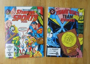 2 DC Blue Ribbon Digest STRANGE SPORTS #13 +YEAR'S BEST TEAM STORIES #69 (VF/NM) - Picture 1 of 2