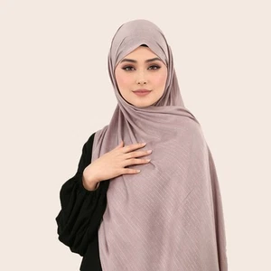 Bufanda islámica de hiyab para mujeres envoltura cubierta para la cabeza chales turbante musulmán pañuelo estolas - Imagen 1 de 35