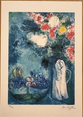 Marc Chagall Limitierte Auflage Lithografie Signiert & Nr - Bild 1 von 4