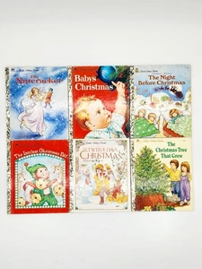 Little Golden Books Weihnachten 6 Stück - Vintage - Bild 1 von 2