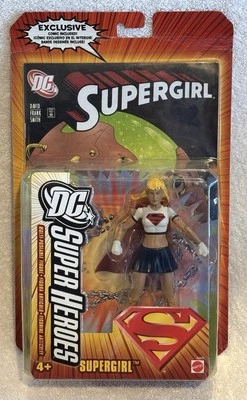 Figura de acción DC Super Heroes Supergirl (variante falda negra) Mattel 2007 Foto 1 de 3
