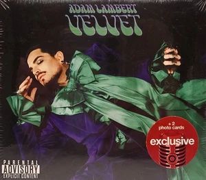 Adam Lambert: Velvet Music CD 2020 Target Exclusive + 2 Photo Cards Explicit - Picture 1 of 2